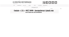 Desktop Screenshot of ocristaoreformado.com